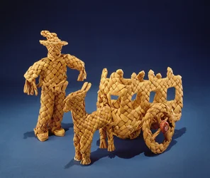 Hombre de juguete y carro, de Jalisco